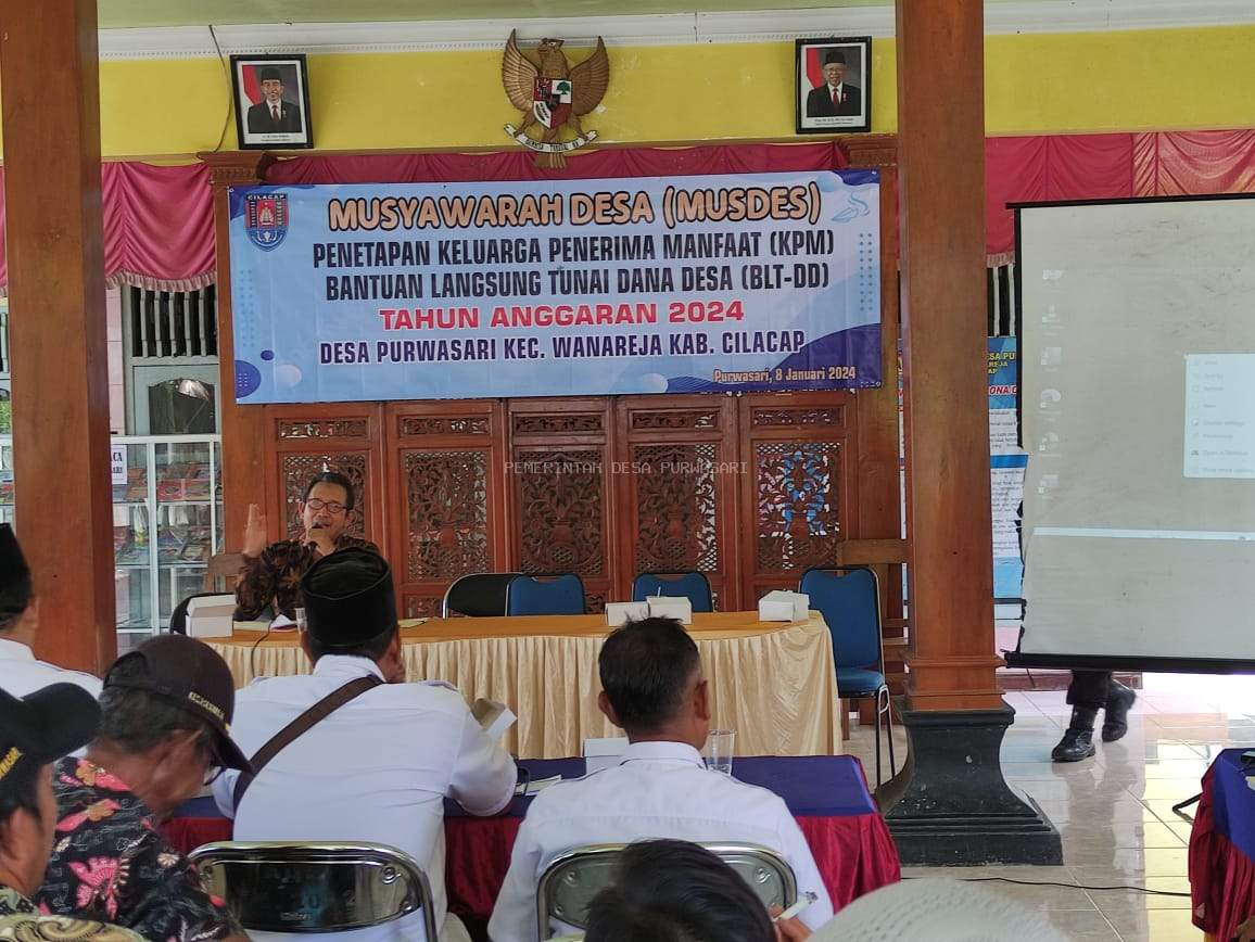 MUSYAWARAH DESA PENETAPAN KPM BLT-DD TAHUN ANGGARAN 2024