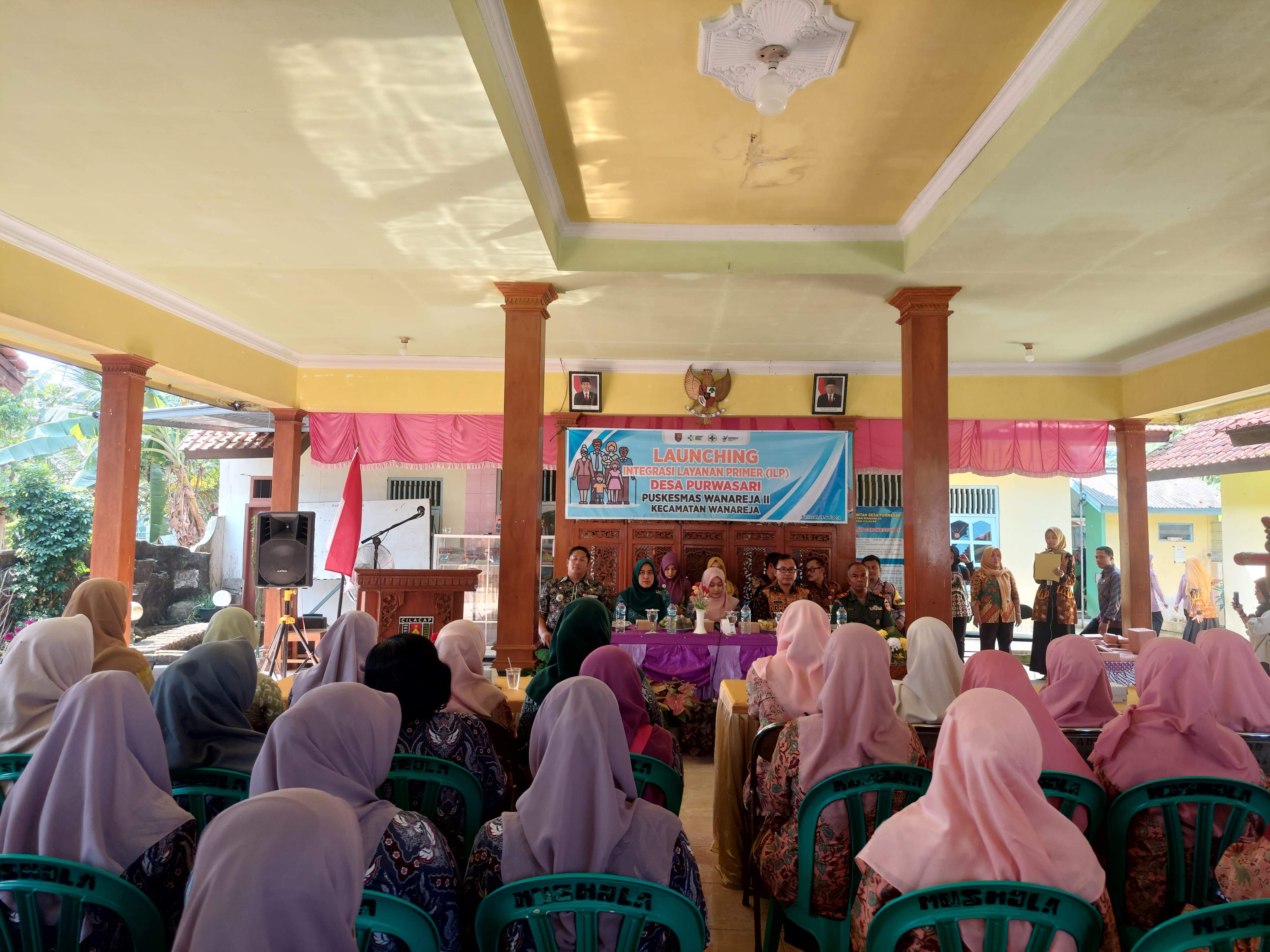 Launching Integrasi Layanan Primer (ILP) Desa Purwasari, Puskesmas Wanareja II, Kecamatan Wanareja